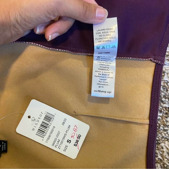 Windsor Corset Top, Small, Plum - Picture 8 of 9